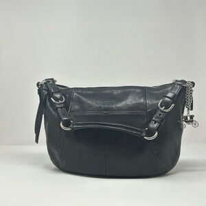 Y2k coach leather hobo shoulder bag